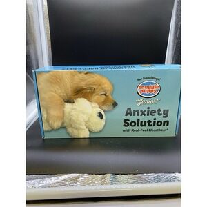 Black Snuggle Puppy Heartbeat Stuffed Anti-Anxiety Toy For Dogs NEW - Quantity 4